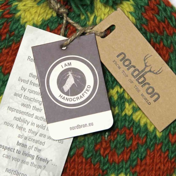 Nordbron Wool Beanie Cap Hat Handcrafted Men's OS - Picture 2 of 2